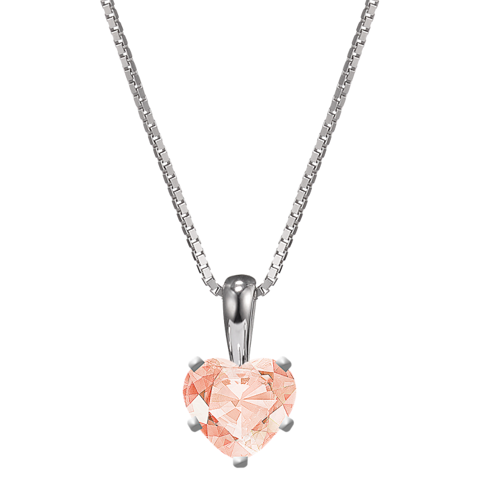 Pick-Your-Gem Charm in 14K White Gold