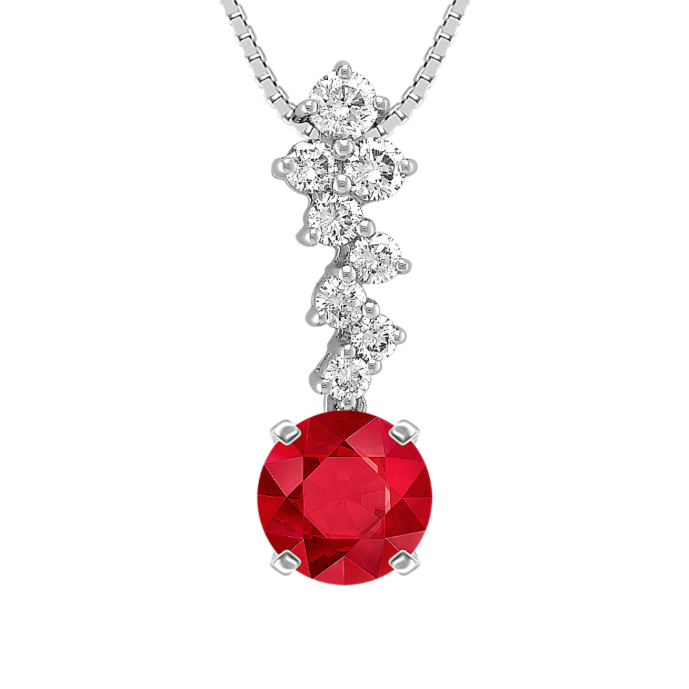 Genuine store ruby necklace