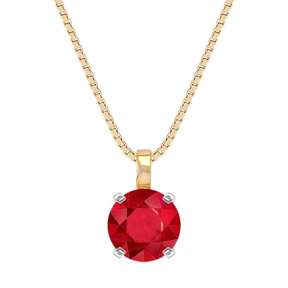 Solitaire Pendant for 1 Carat Round Gemstone (18'')