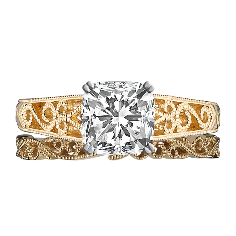 June Cathedral Engagement Ring