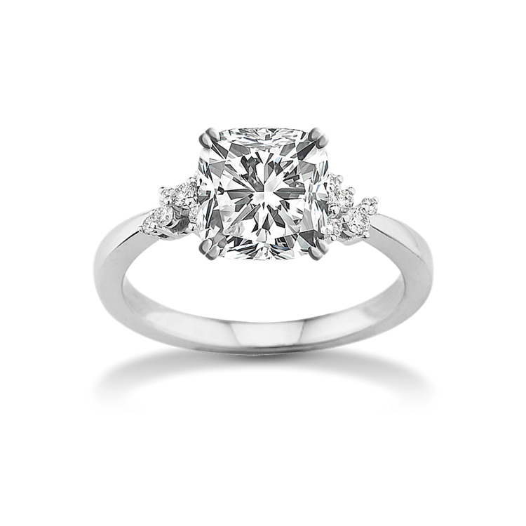 1.55 ct. Lab-Grown Diamond Engagement Ring in White Gold