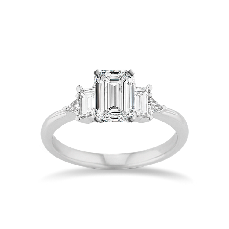 Paris 1/3 ct. Three Stone Natural Diamond Engagement Ring