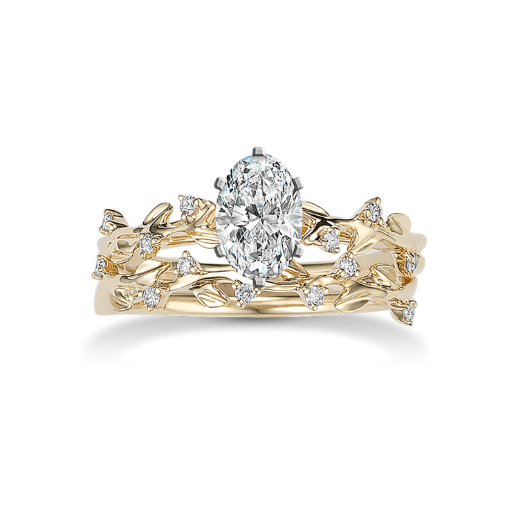 Yellow gold vintage wedding rings sale