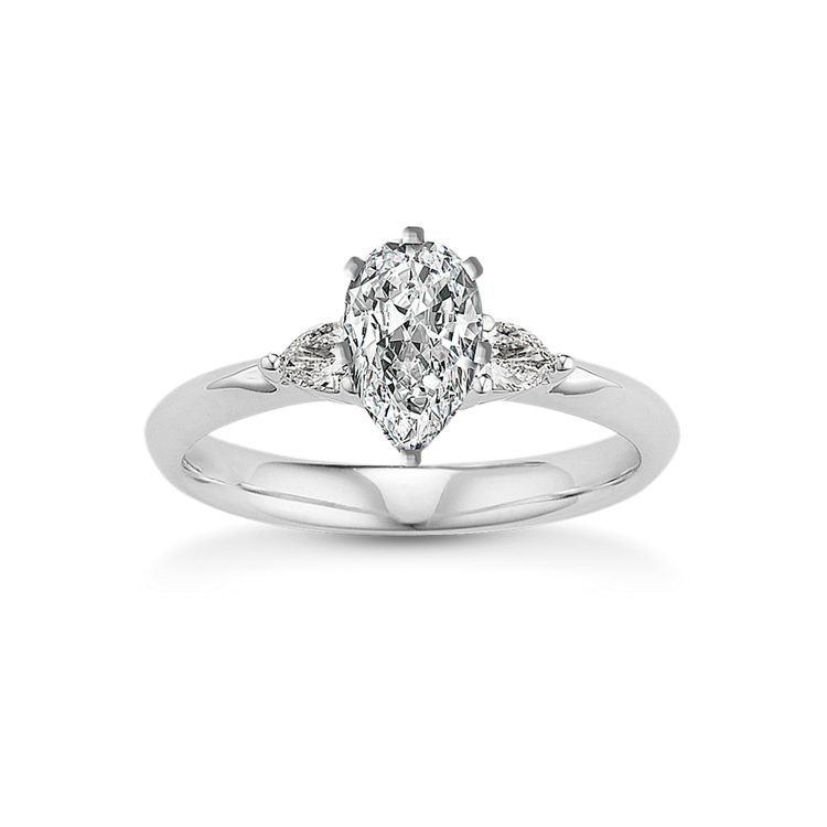 Miriam Three-Stone Natural Diamond Engagement Ring