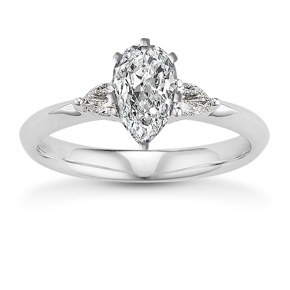 Miriam Three-Stone Diamond Engagement Ring