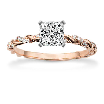 Shop Rose Gold Engagement Rings and Settings | Shane Co. (Page 1)