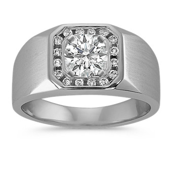 Men's White Gold Wedding Bands at Shane Co. (Page 1)
