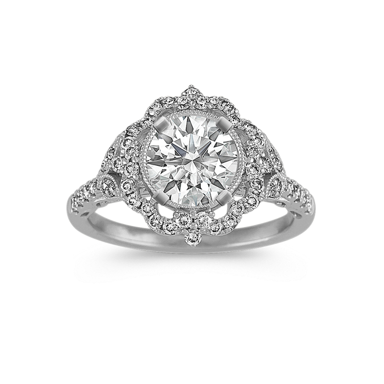 Vintage Natural Diamond Engagement Ring