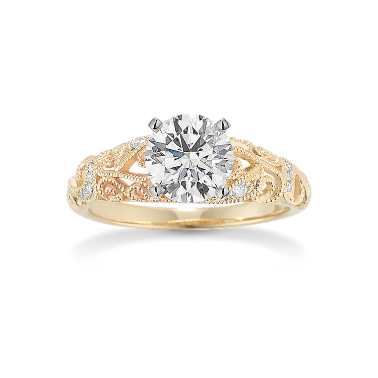Shop Yellow Gold Engagement Rings Shane Co.