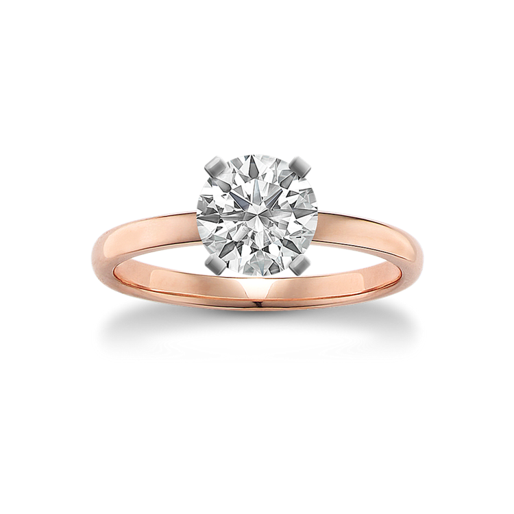 Classic Engagement Ring in 14k Rose Gold