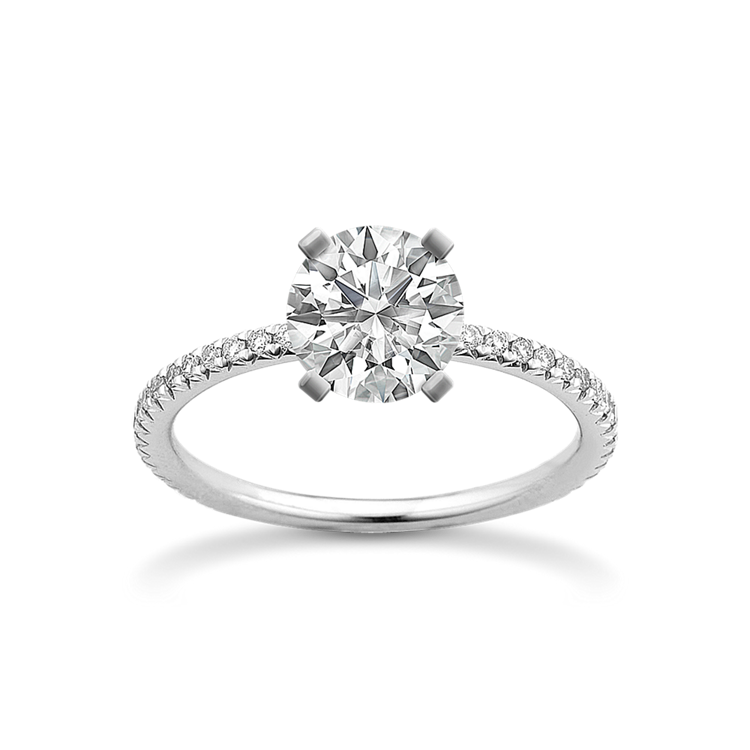 Pinnacle Classic Natural Diamond Engagement Ring