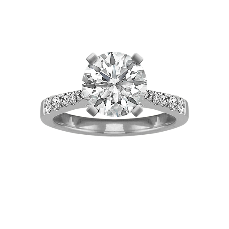 1.71 ct. Natural Diamond Engagement Ring in Platinum
