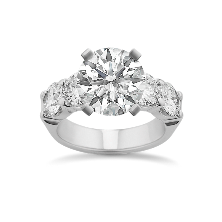 2.01 ct. Natural Diamond Engagement Ring in White Gold