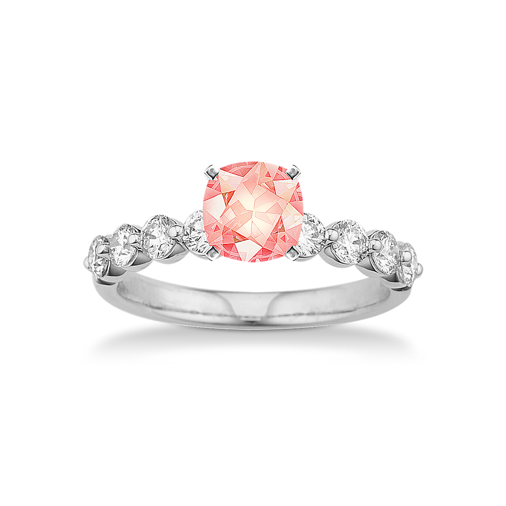 Terra Pave-Set Diamond Engagement Ring