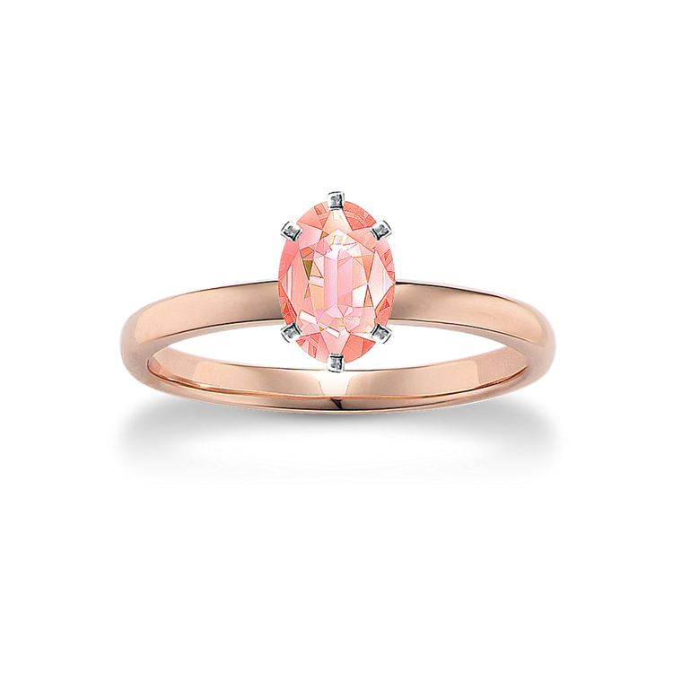 Paragon Solitaire Engagement Ring in 14k Rose Gold