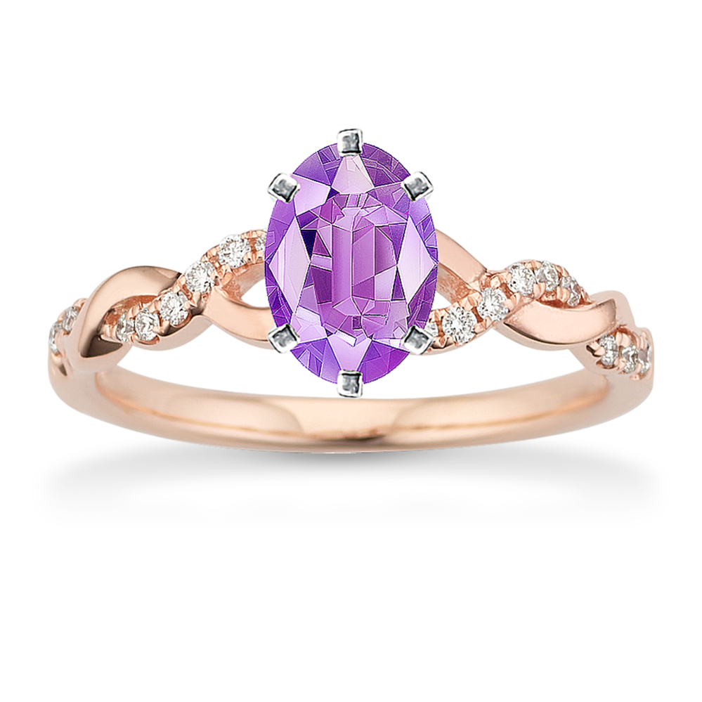 Shane co clearance amethyst ring