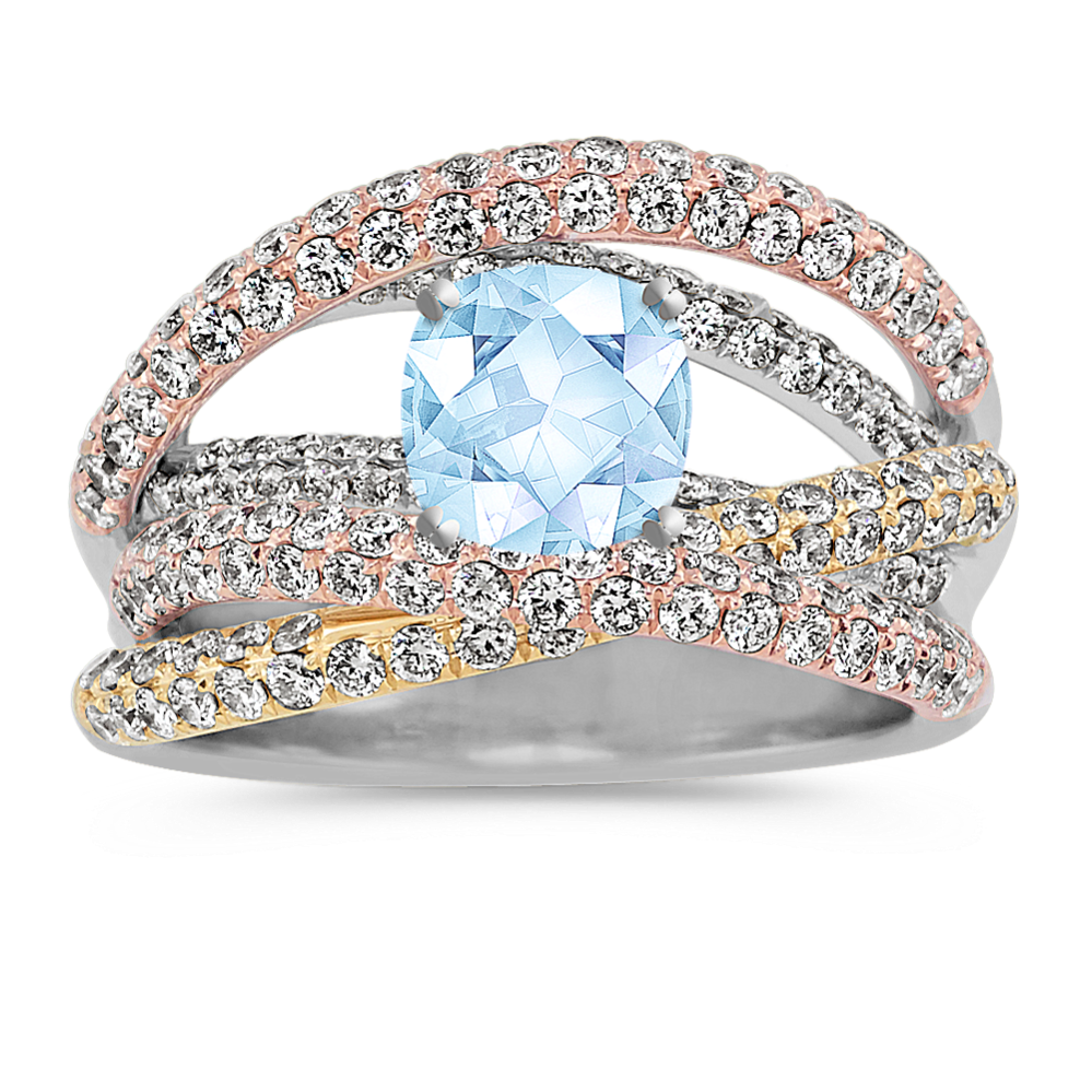 Rhapsody Crossover Engagement Ring