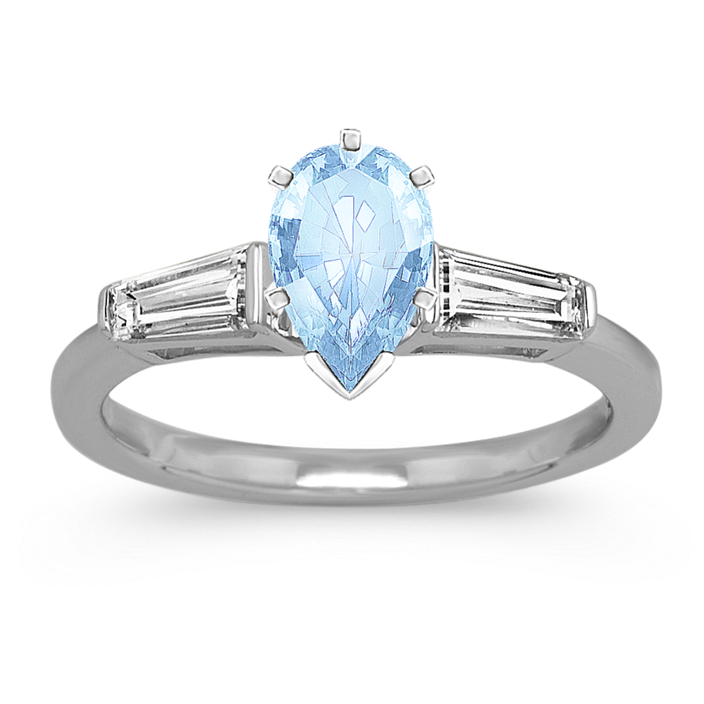 Marais Three-Stone Engagement Ring