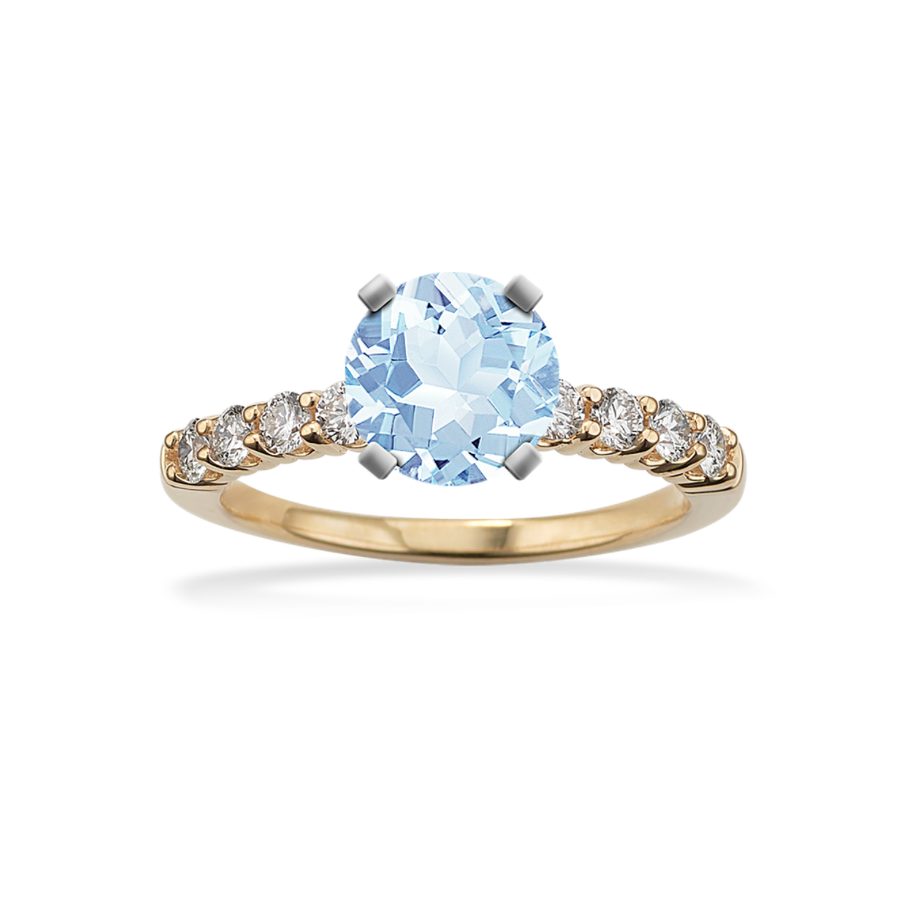 Eve Pave-Set Natural Diamond Engagement Ring