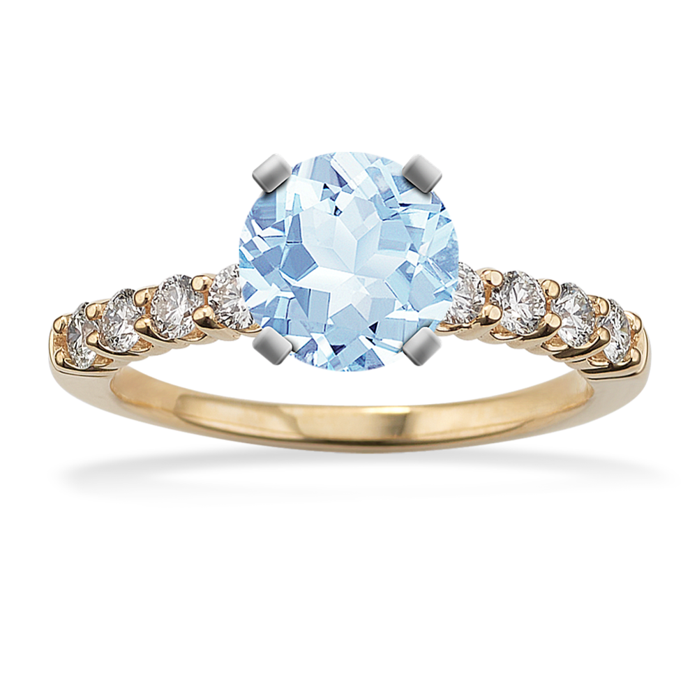 Eve Engagement Ring (0.35 tcw Diamond Accents)