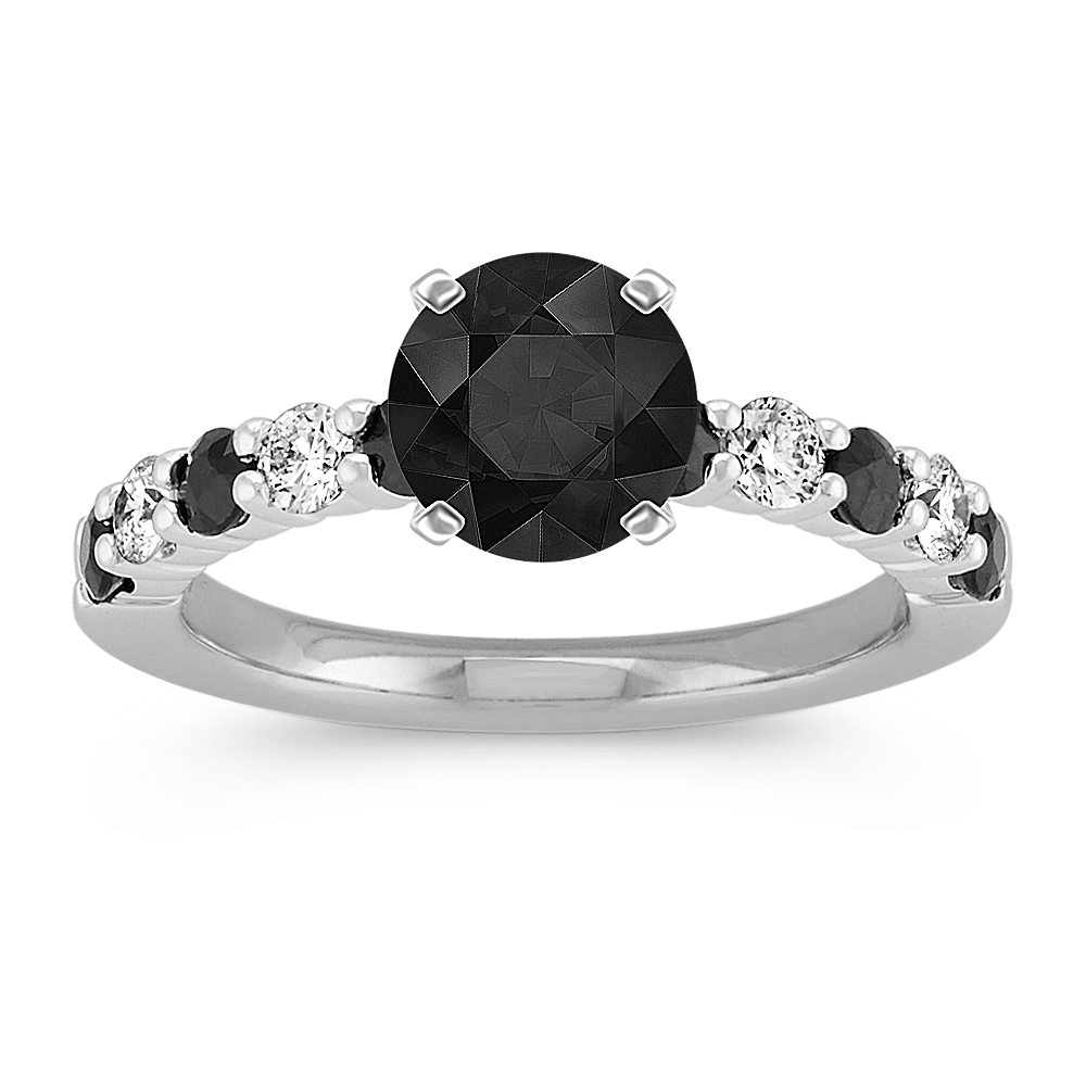 Sapphire & Diamond Engagement Ring Shane Co.