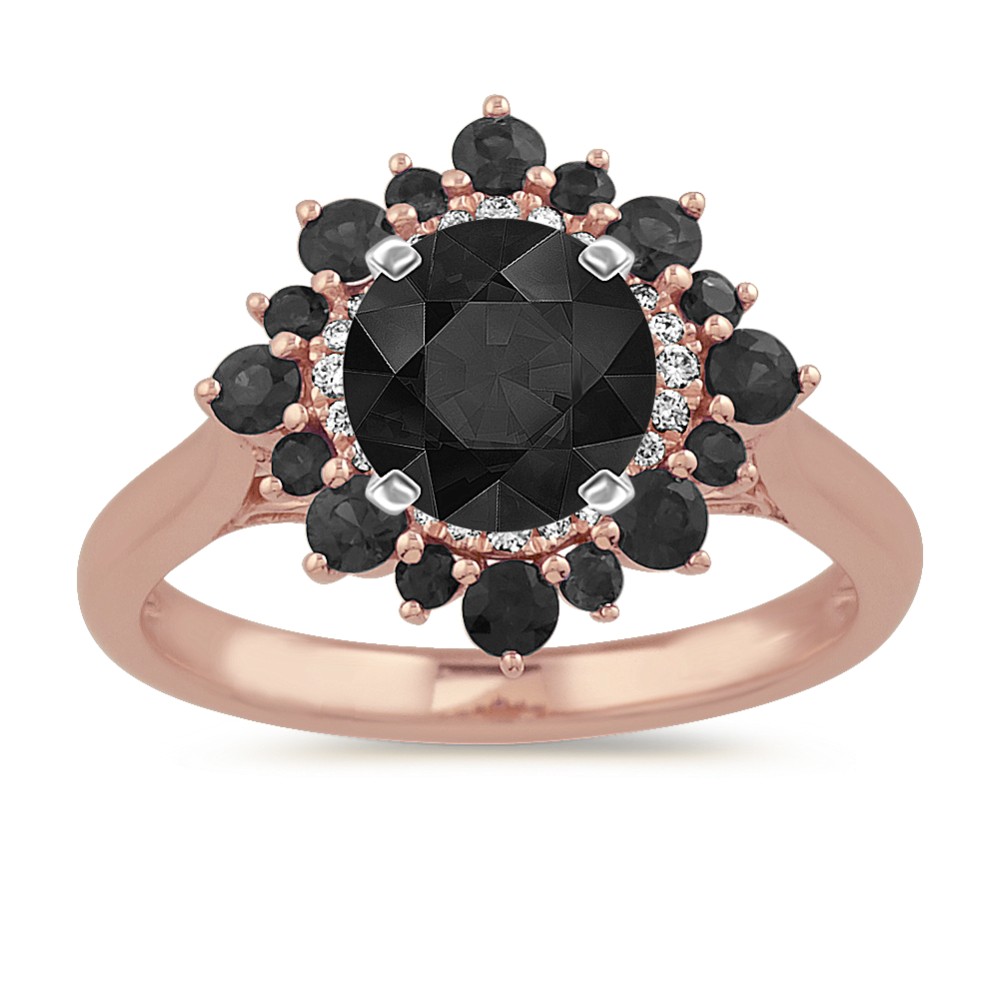 Prestige Sapphire & Diamond Halo Engagement Ring