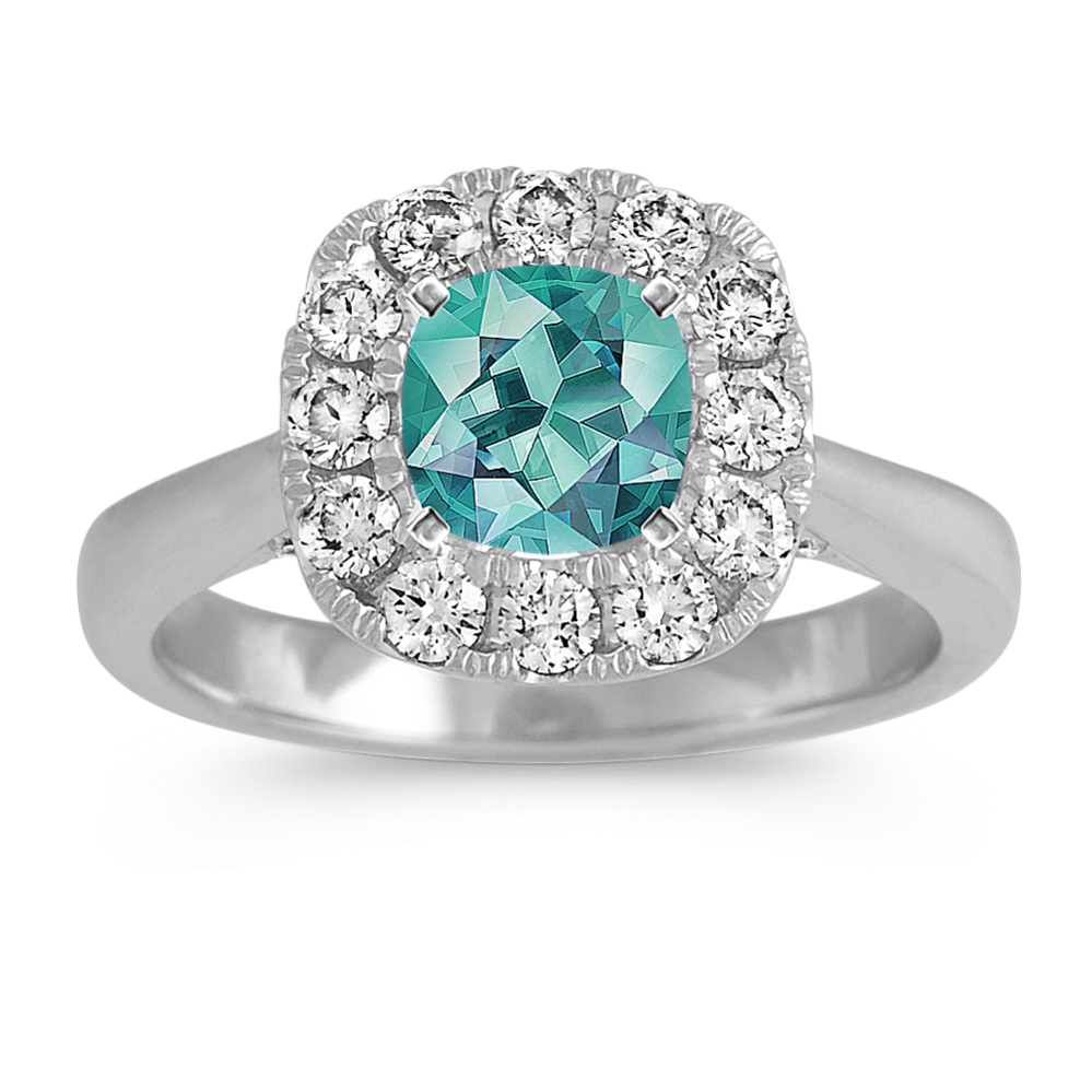 Premiere Diamond Halo Engagement Ring