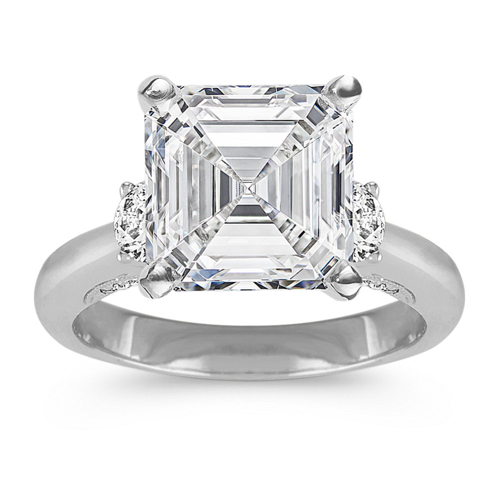 Three-Stone Diamond Engagement Ring