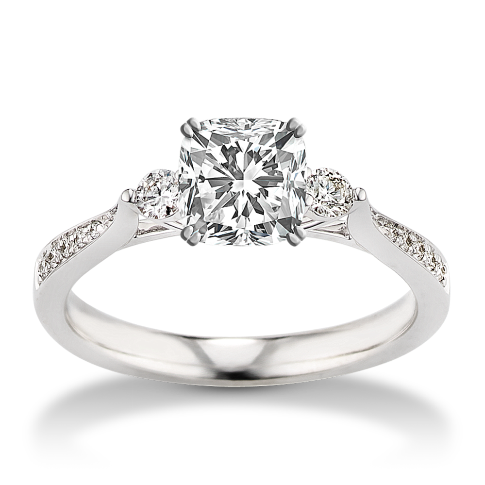 Marianne Three Stone Engagement Ring Shane Co