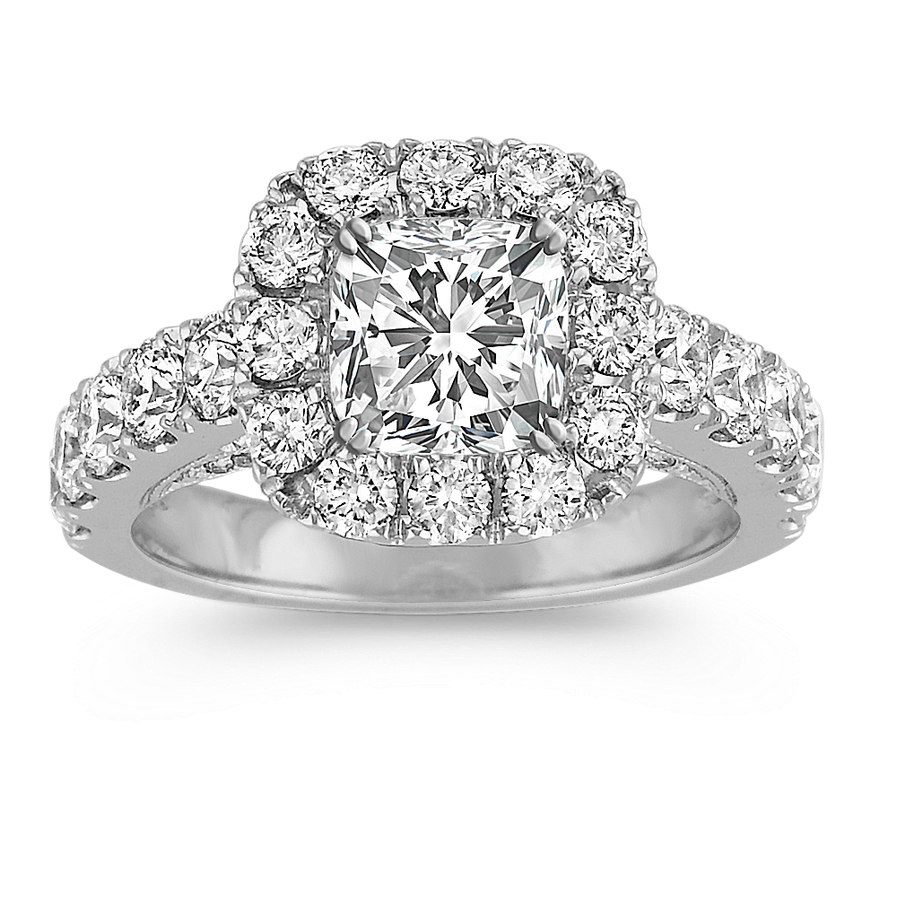 Anthem Halo Engagement Ring (Cushion)