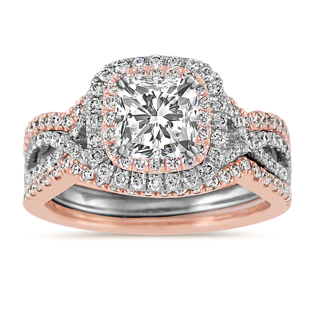 Infinity wedding set deals