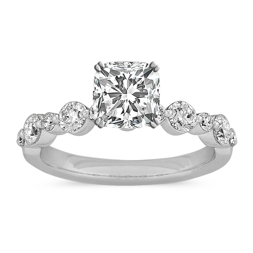 Delphine Engagement Ring (0.55tcw Diamond Accents)