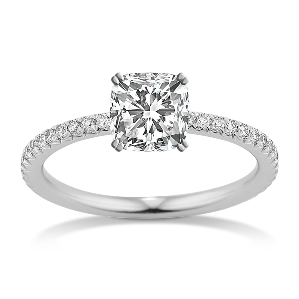Chantal Engagement Ring (0.20 tcw Diamond Accents)