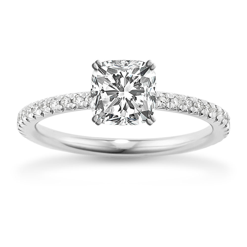 Chantal Engagement Ring (0.20 tcw Diamond Accents)