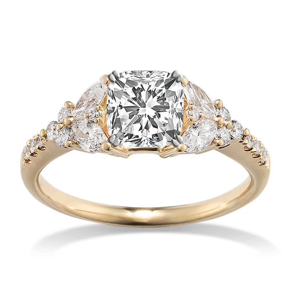 Valerie Cathedral Engagement Ring