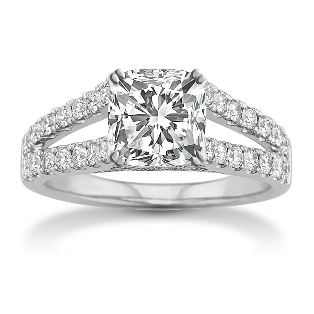 Althea Split-Shank Engagement Ring