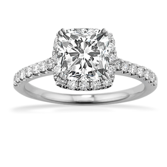 Delia Halo Engagement Ring