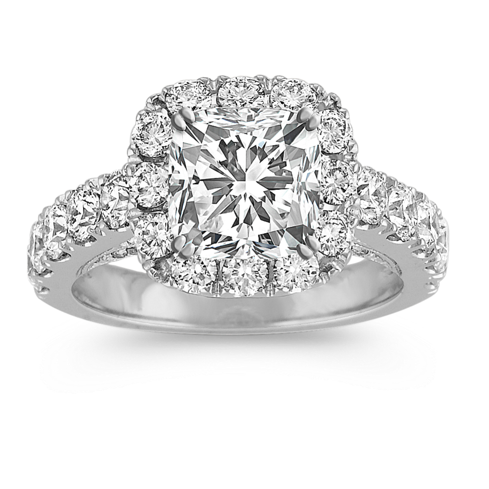 Anthem Halo Engagement Ring (Cushion)