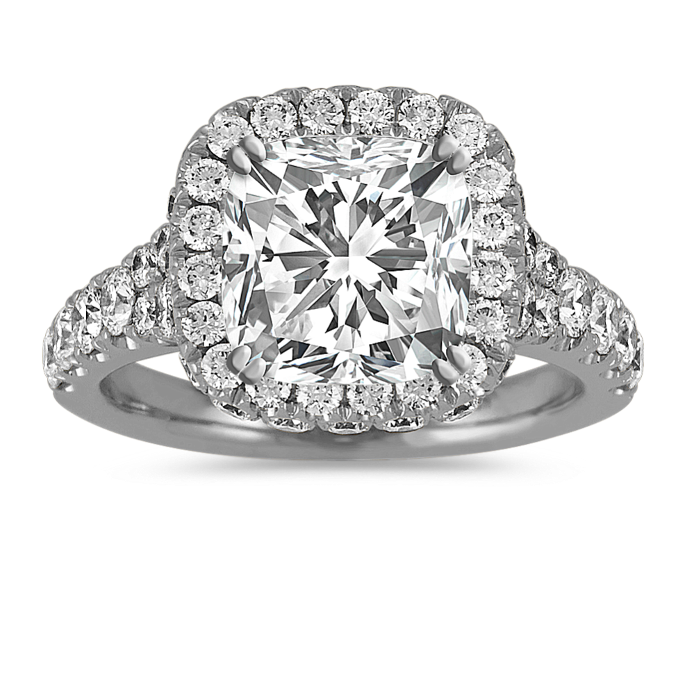 Masquerade Halo Engagement Ring (Round)