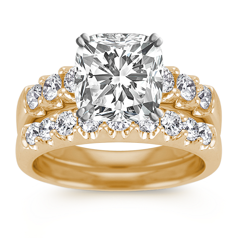 2.01 ct. Natural Diamond Engagement Ring in Yellow Gold