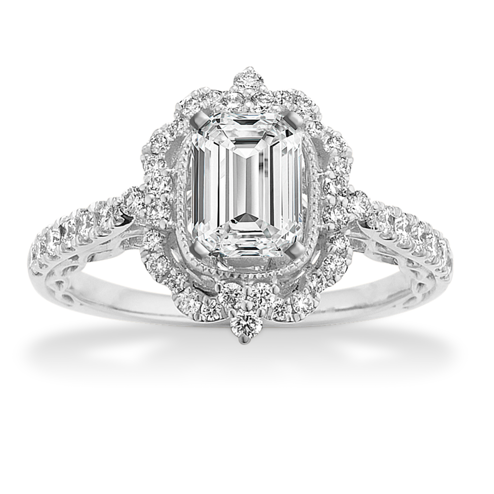 Royale Halo Engagement Ring