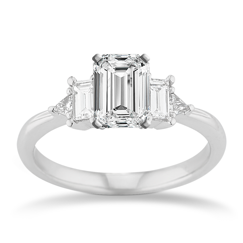 Paris 1/3 ct. Three Stone Diamond Engagement Ring