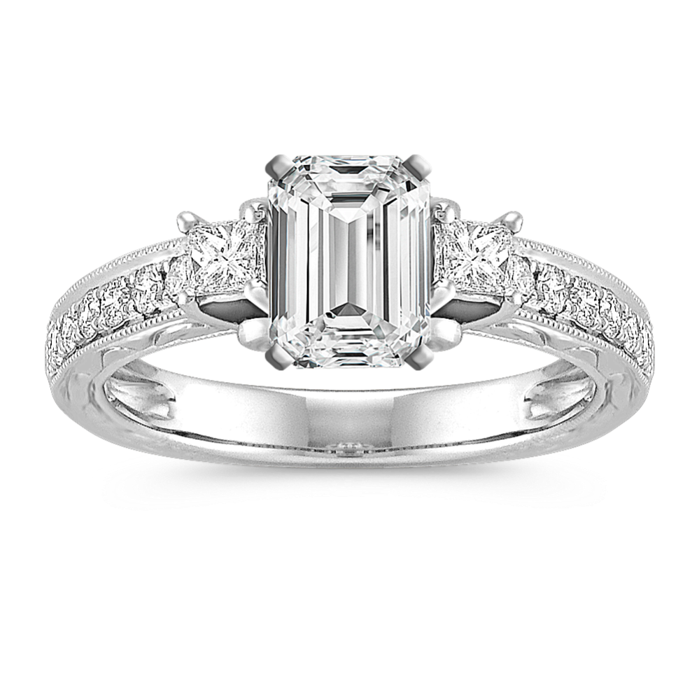 Alsace Three-Stone Engagement Ring
