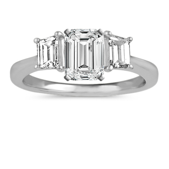 Belle Classic Three-Stone Engagement Ring