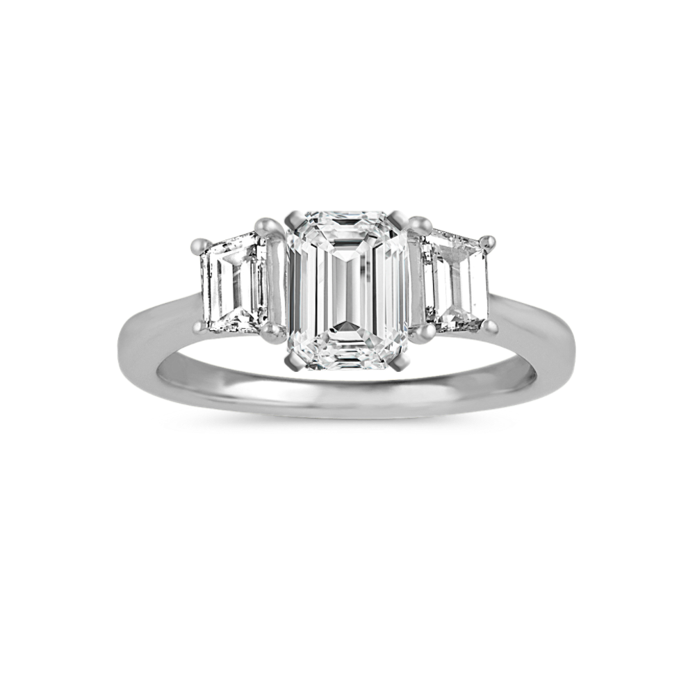 Belle 5/8 ct. Three Stone Natural Diamond Engagement Ring