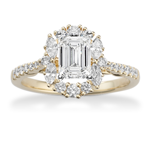 Stella Halo Engagement Ring