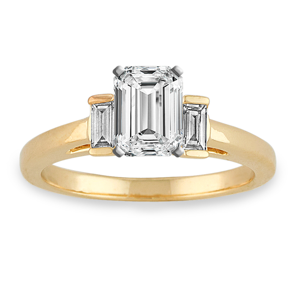 Serendipity Diamond Engagement Ring in 14K Yellow Gold
