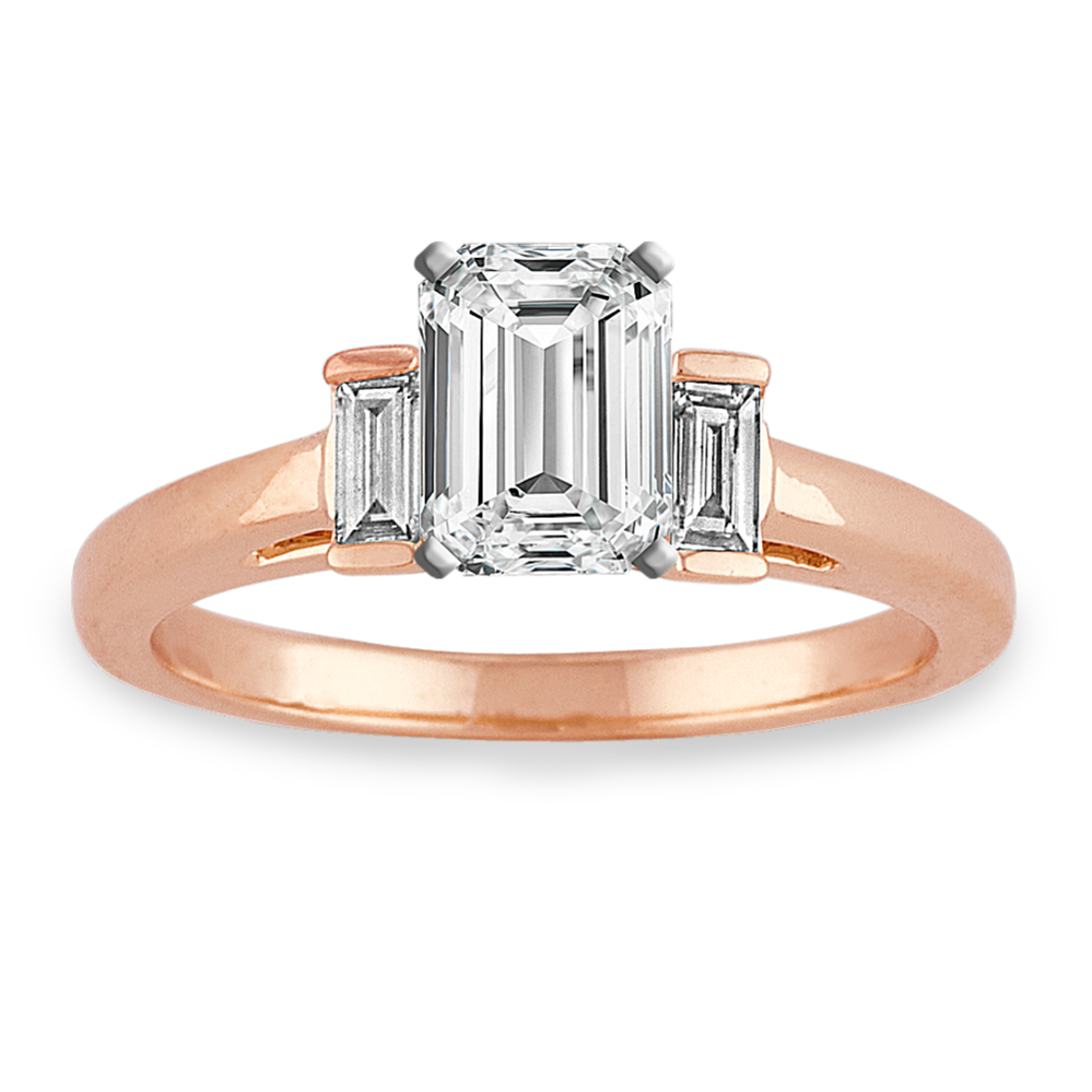 Serendipity Diamond Engagement Ring in 14K Rose Gold