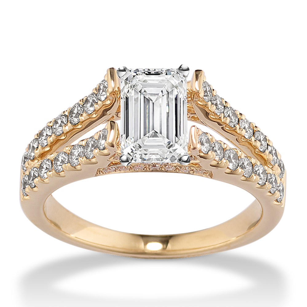 Althea Split-Shank Engagement Ring