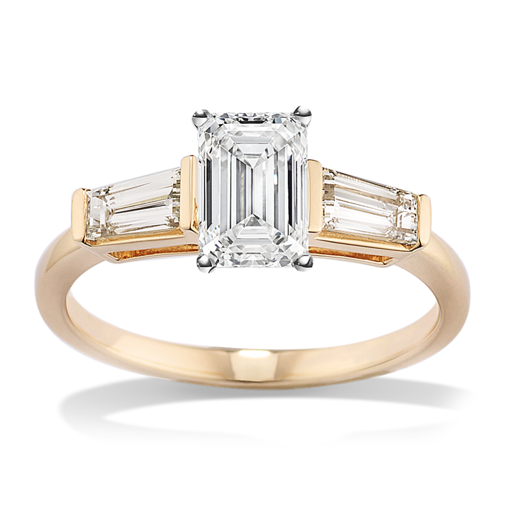 Marais Three-Stone Engagement Ring
